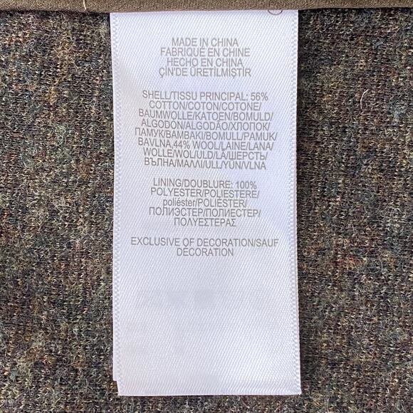 Ralph Lauren Soft Lightweight Herringbone Field Jacket Blazer Sz 4 XS - Picture 13 of 14